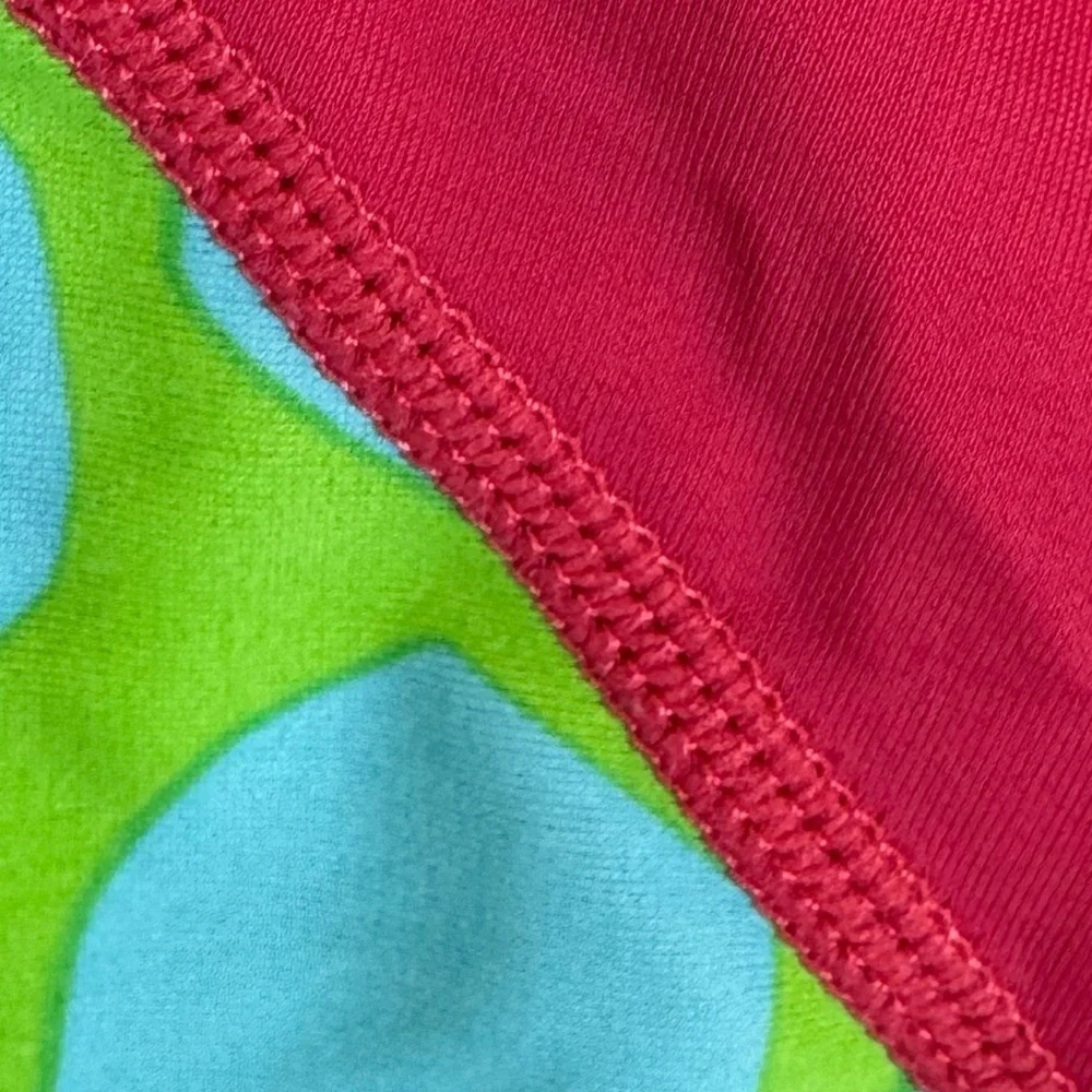 Hanna Andersson Red Green Blue Short Sleeve Rash Guard Kids Size 12
